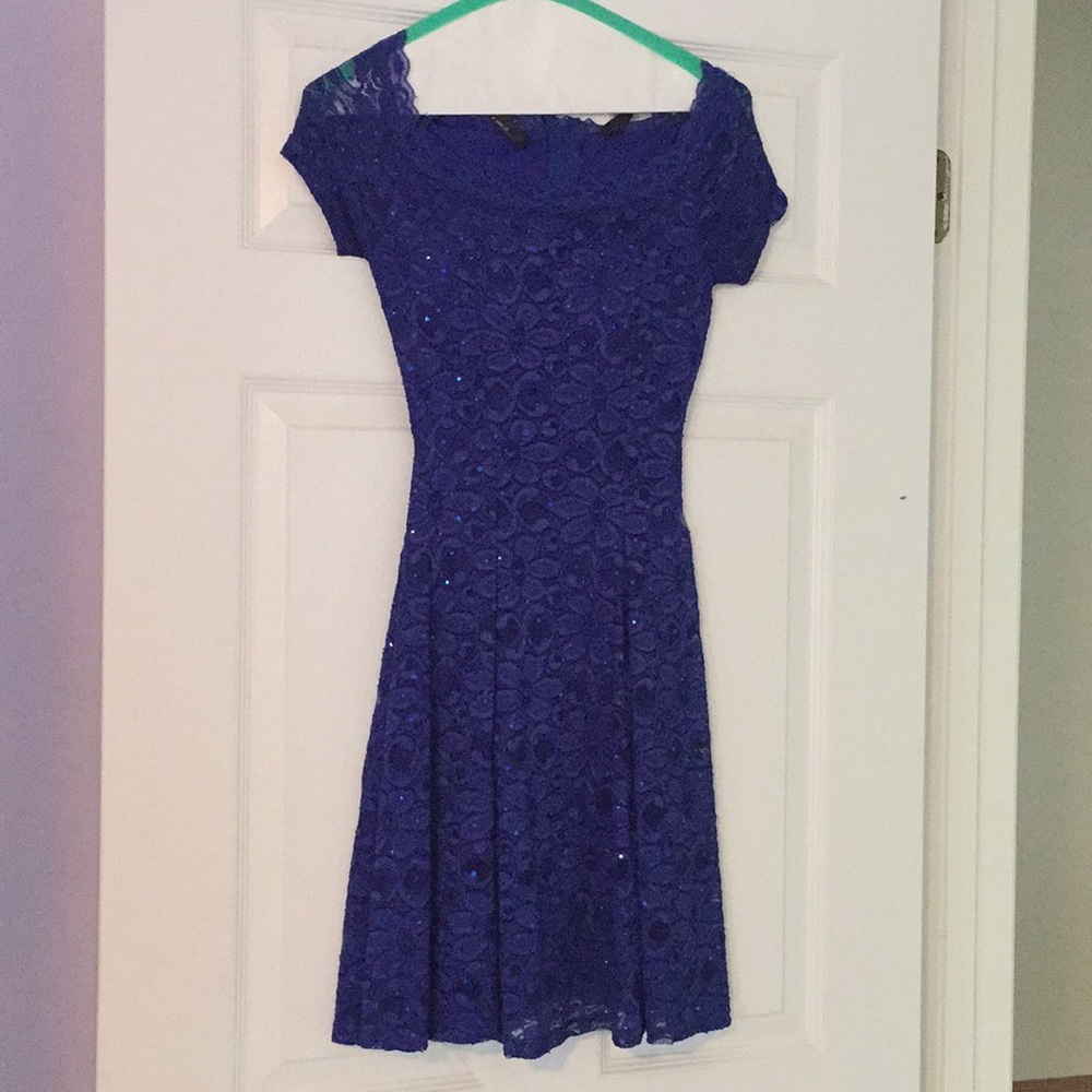 Blue dress